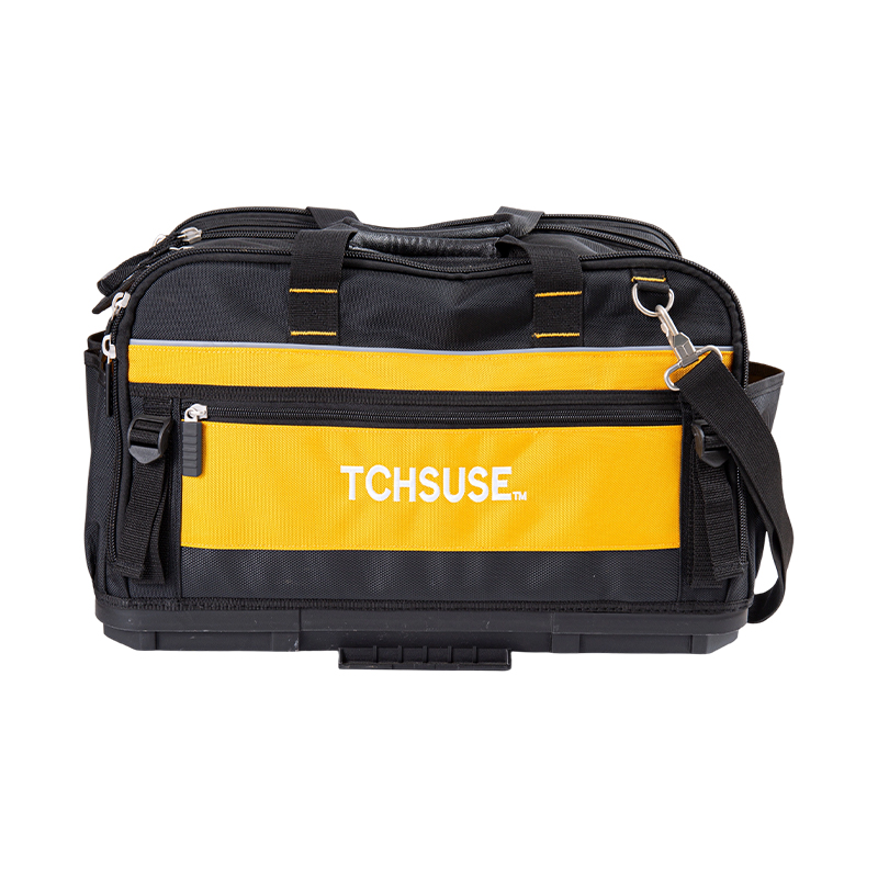 Sac à outils à fond en plastique 1680D de 17 pouces/20 pouces